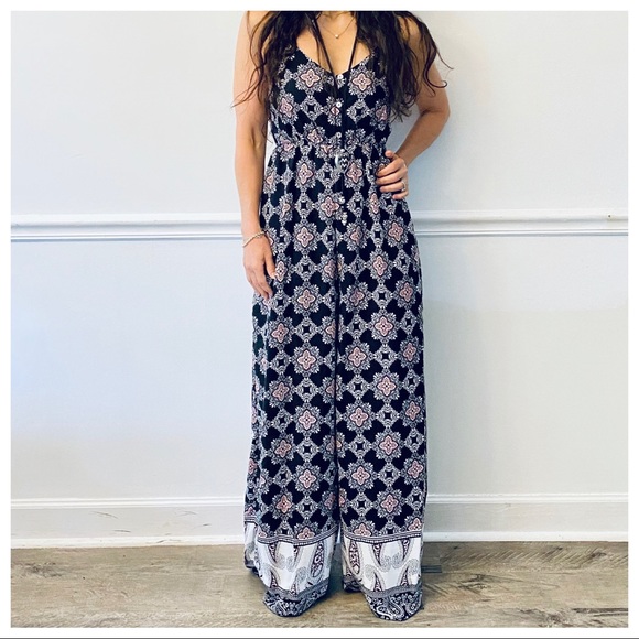 #03 GORGEOUS PRINT WIDE LEG TANK JUMPSUIT - Picture 8 of 16